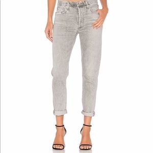 Agolde Jamie High Rise Gray  Skinny Jeans Size 27
